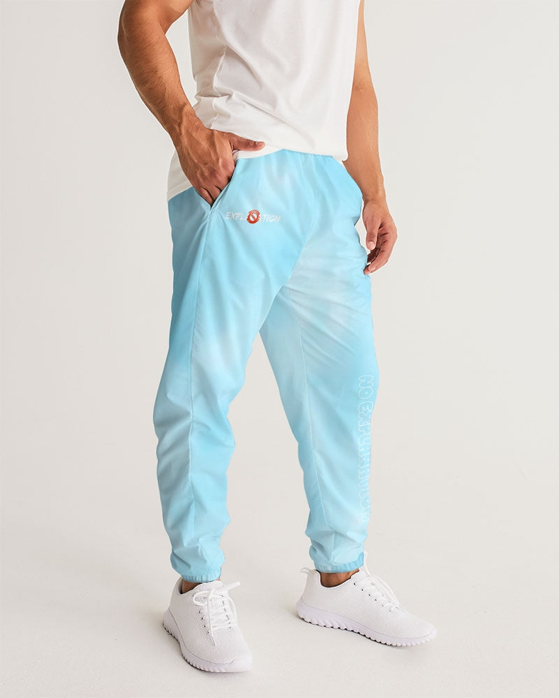 Striped Track Pants - Blue/White | mnml | shop now