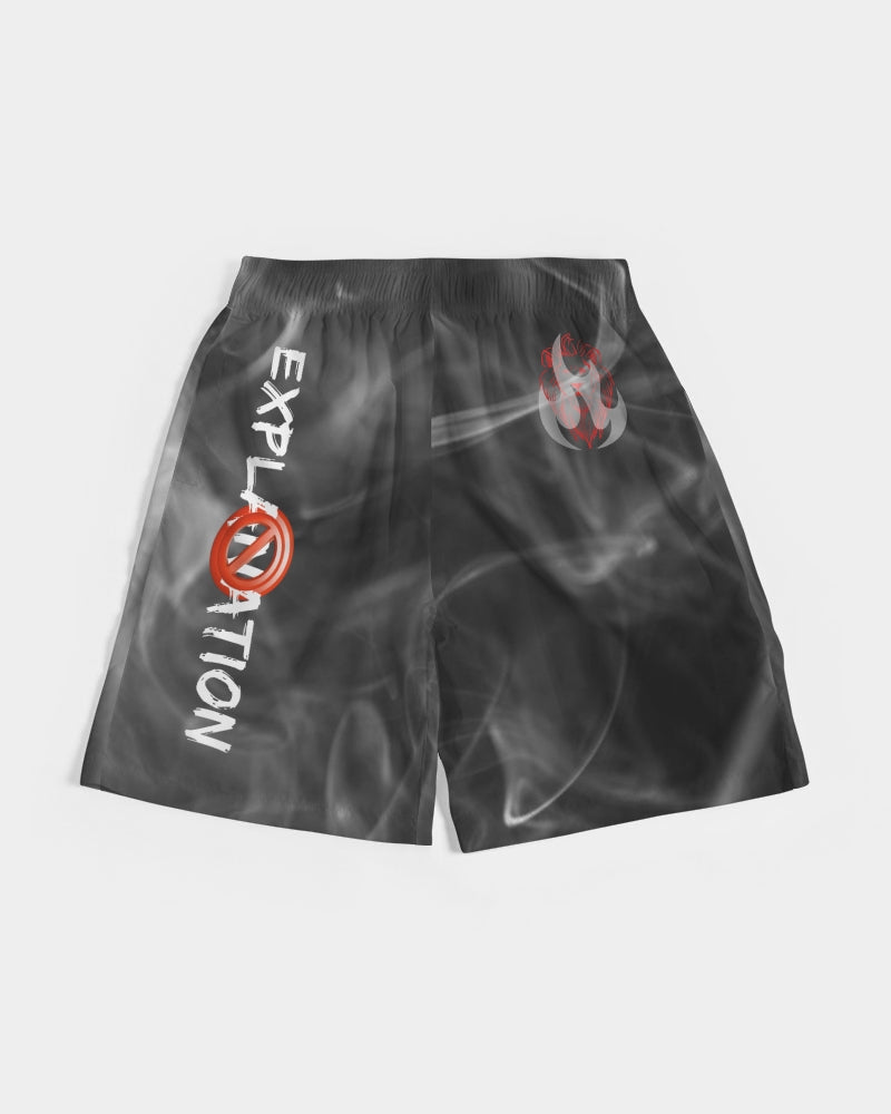 Pantalones cortos de jogger de hombre Black Smoke 
