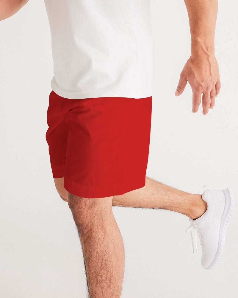 Red No Explanation Men's Jogger Shorts