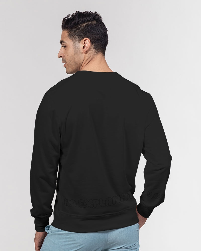 No Explanation Men's Classic French Terry Crewneck Pullover