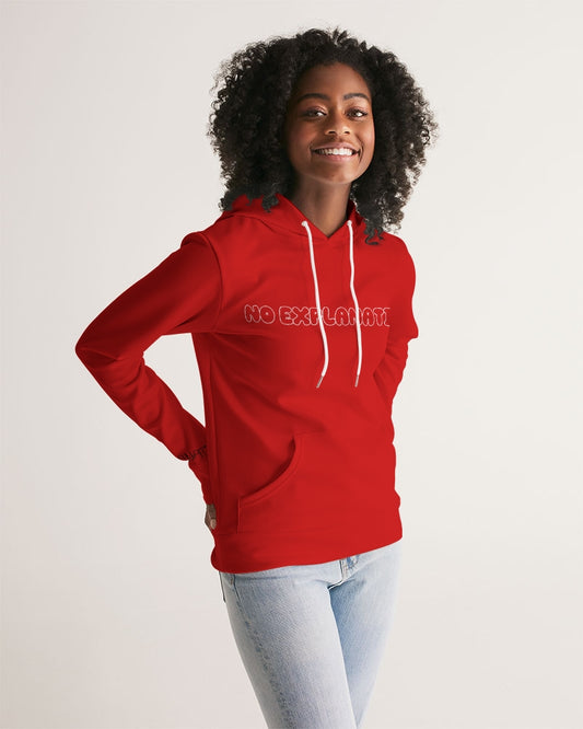 Red No Explanation Women's Hoodie