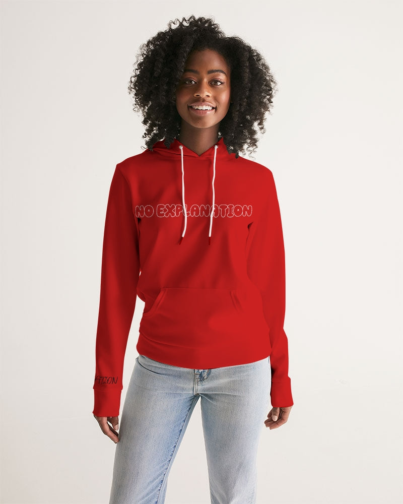 Red No Explanation Women's Hoodie